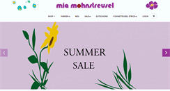 Desktop Screenshot of miamohnstreusel.de