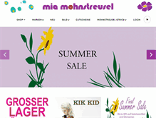 Tablet Screenshot of miamohnstreusel.de